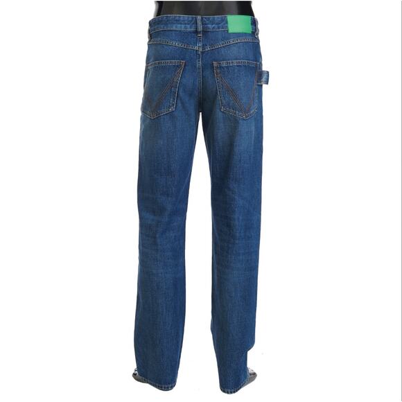 NWT Men's Bottega Veneta Medium Washed Trouser Straight Denim size 52 in Indigo - Picture 4 of 8